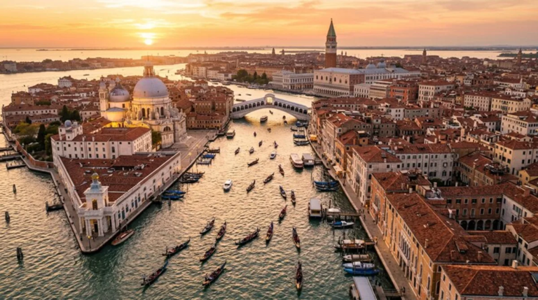 Privatjet nach Venedig